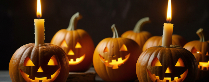 spooky candle powered jack-o-lanterns