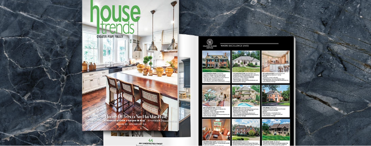 Coldwell Banker Heritage Global Luxury listings publish in House Trends, a local real estate magazine